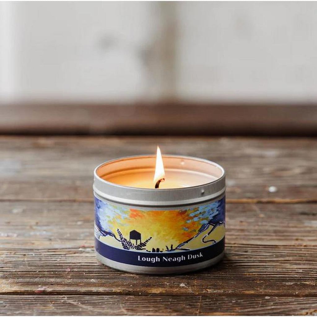 Acorn Lough Neagh Dusk Candle Tin-Acorn-Basalt and Oak