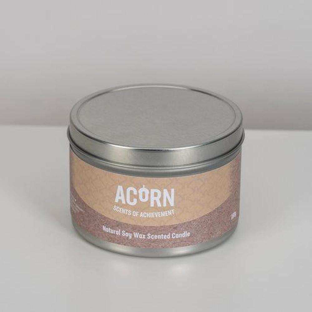 Acorn Meadow Lily & Cotton Musk Candle Tin-Acorn-Basalt and Oak