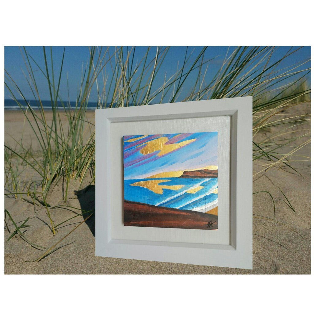 Art Original - Ballycastle overlooking Fairhead-Renu Design Studio-Artisan Market Online