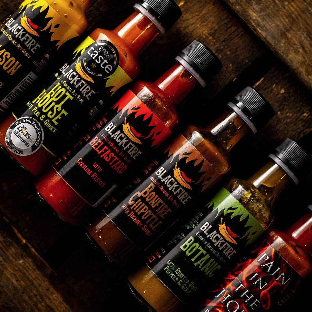 Blackfire Artisan Chilli Sauces-Blackfire Artisan Chilli Sauces-Basalt and Oak