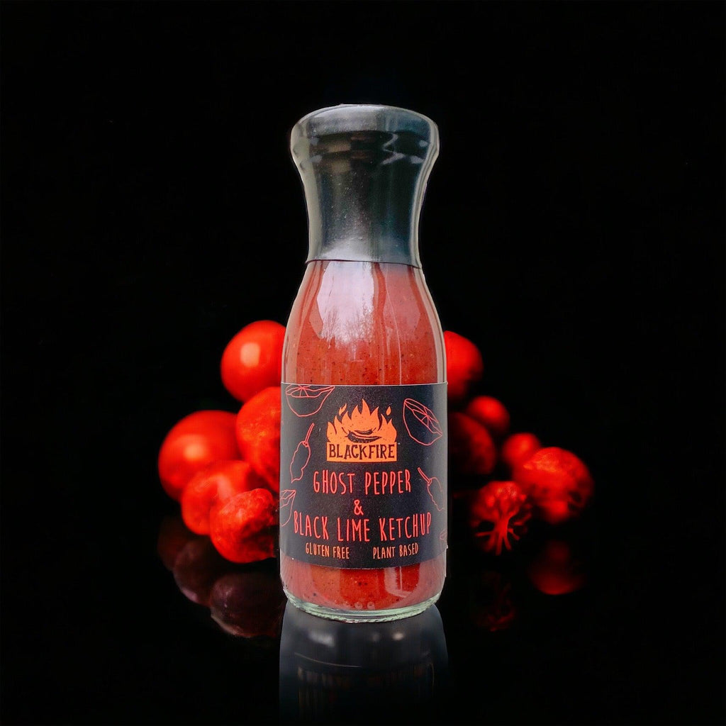 Blackfire Ghost Pepper & Black Lime Ketchup-Blackfire Artisan Chilli Sauces-Artisan Market Online