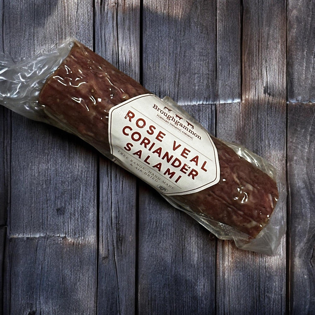 Broughgammon Farm Ethical Rose Veal Salami Stick-Broughgammon Farm-Basalt and Oak