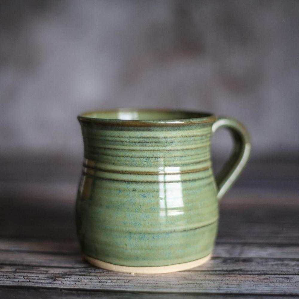 CH Pottery Green Glens-CH Pottery-Basalt and Oak