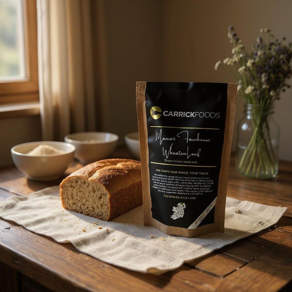 Carrick Foods Maura's Farmhouse Wheaten Loaf. Brown bread soda mix.-Carrick Foods-Basalt and Oak