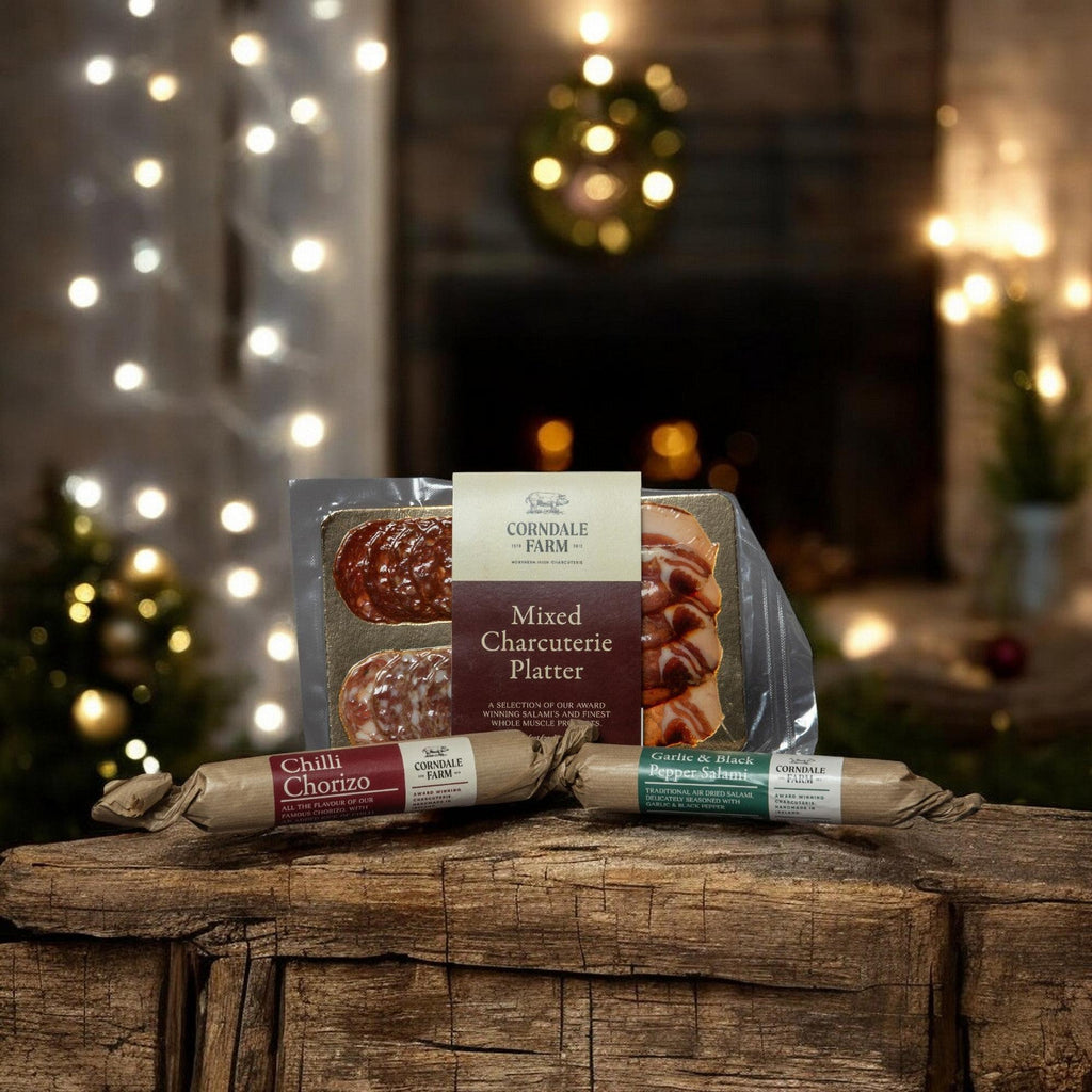 Corndale Farm Chorizo/Salami Gift Pack-Corndale Farm-Basalt and Oak