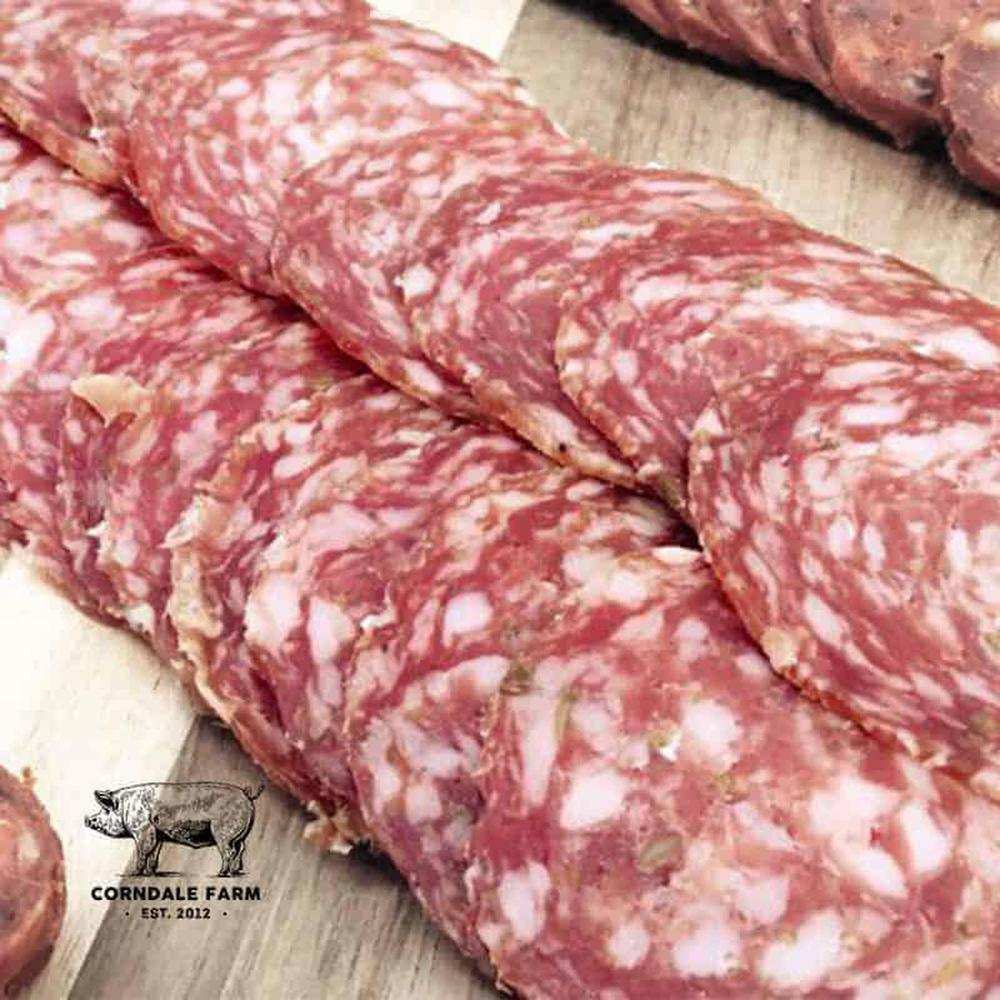 Corndale Farm Fennel Salami-Corndale Farm-Basalt and Oak