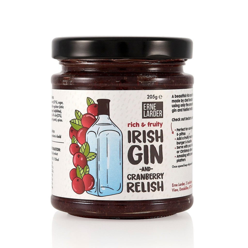 Erne Larder Irish Gin & Cranberry Relish-Erne Larder-Artisan Market Online