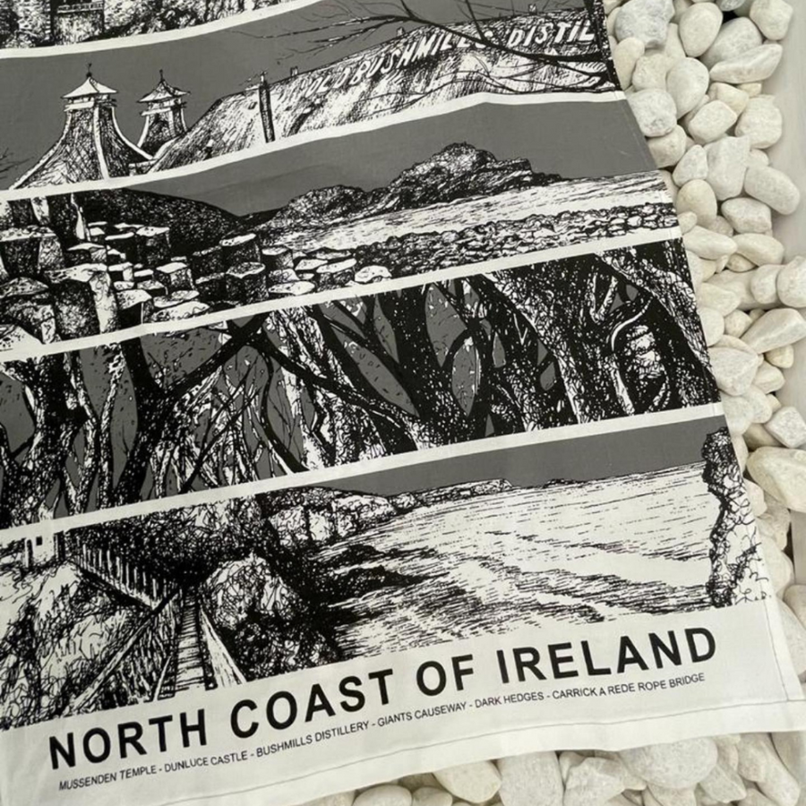 Frankie Creith NORTH COAST Tea Towel-Artist Frankie Creith-Artisan Market Online