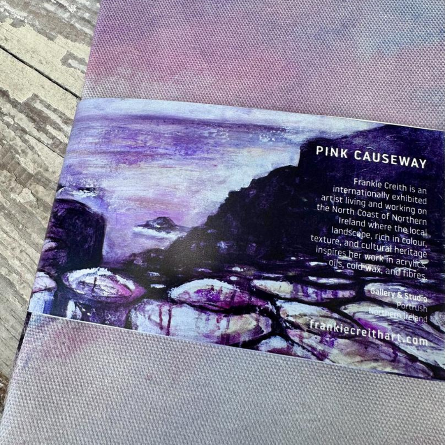 Frankie Creith PINK CAUSEWAY Tea Towel-Artist Frankie Creith-Artisan Market Online