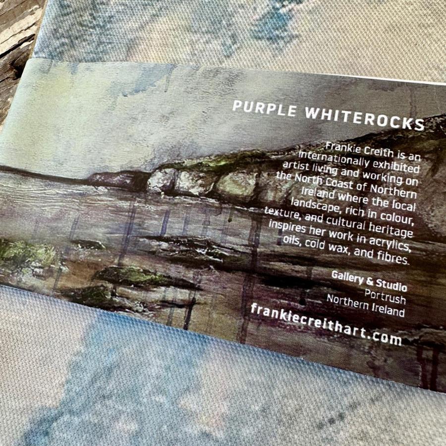 Frankie Creith PURPLE WHITEROCKS Tea Towel-Art-Artist Frankie Creith-Basalt and Oak