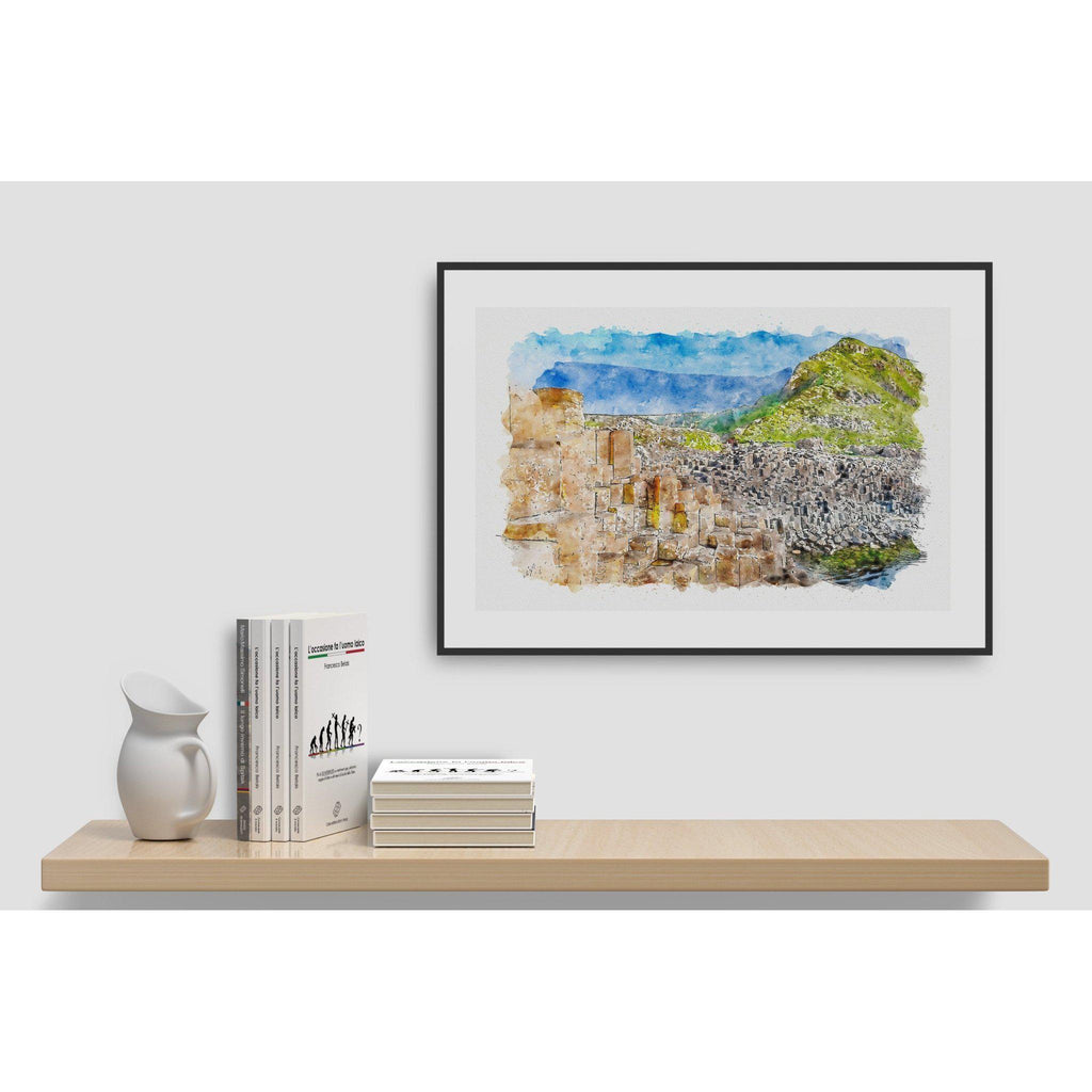 Giants Causeway Limited Edition Print-Muddypuddle Digital Art-Artisan Market Online