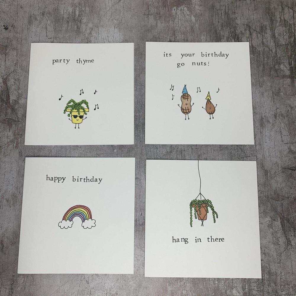 Hand Made Greeting Cards-The Little Somethings-Basalt and Oak