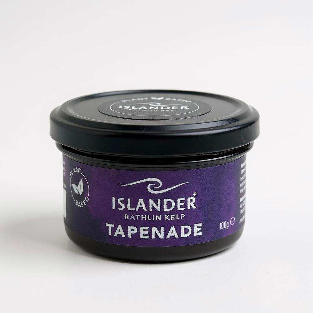 Islander Kelp Tapenade 100g jar with black olive and kelp vegan spread, Great Taste Award winner