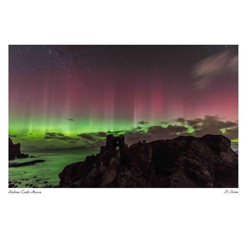 Kinbane Castle Aurora Print #20-Irishmanlost-Artisan Market Online