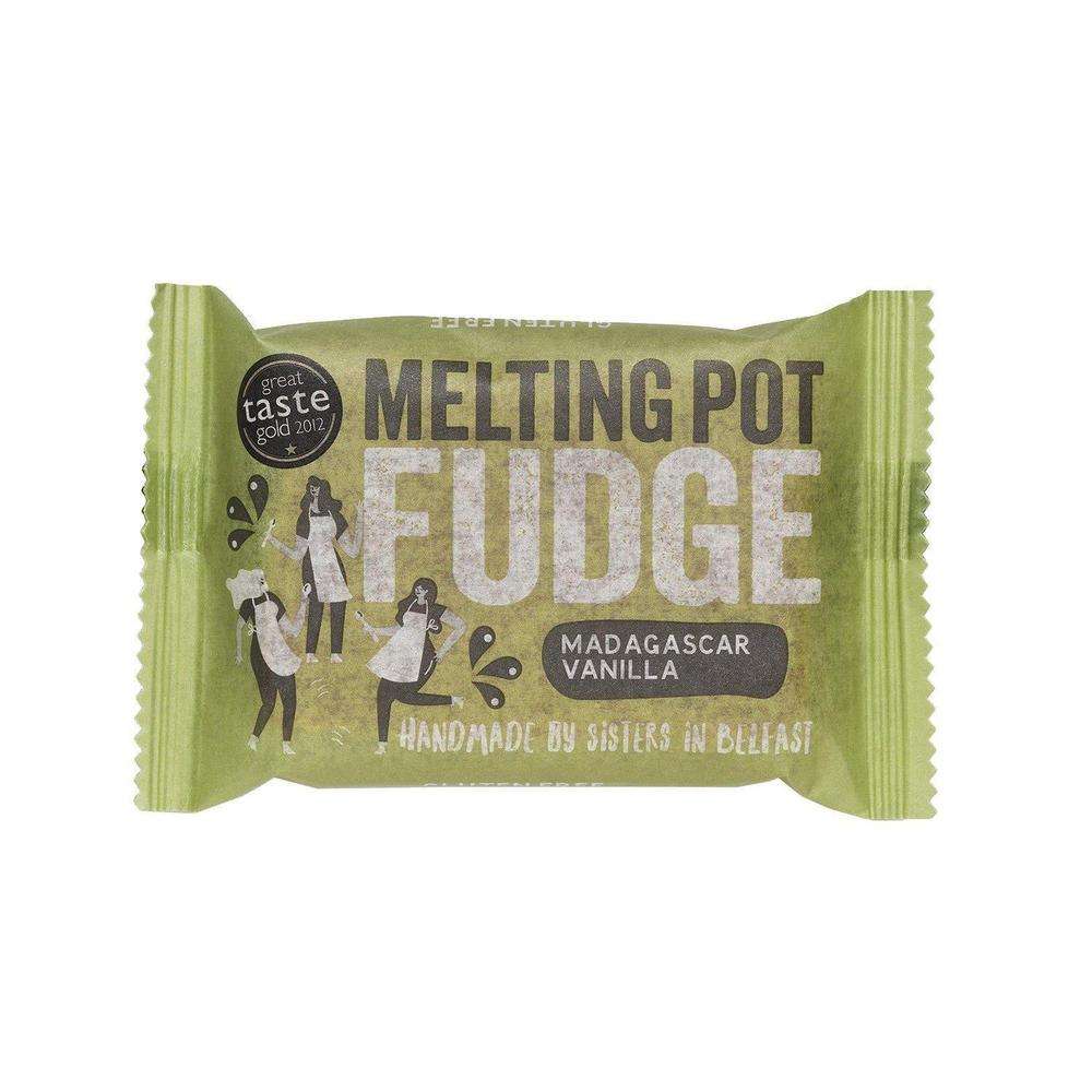 Melting Pot Madagascan Vanilla Fudge gold award winner with bourbon vanilla, handmade chewy treat