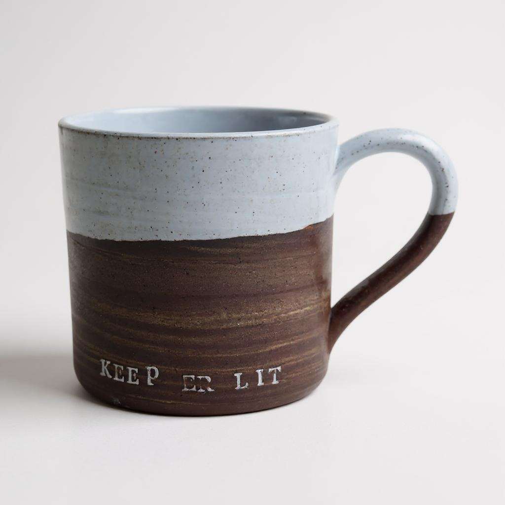 Mud Ireland Belfast Brick Mug-Basalt and Oak