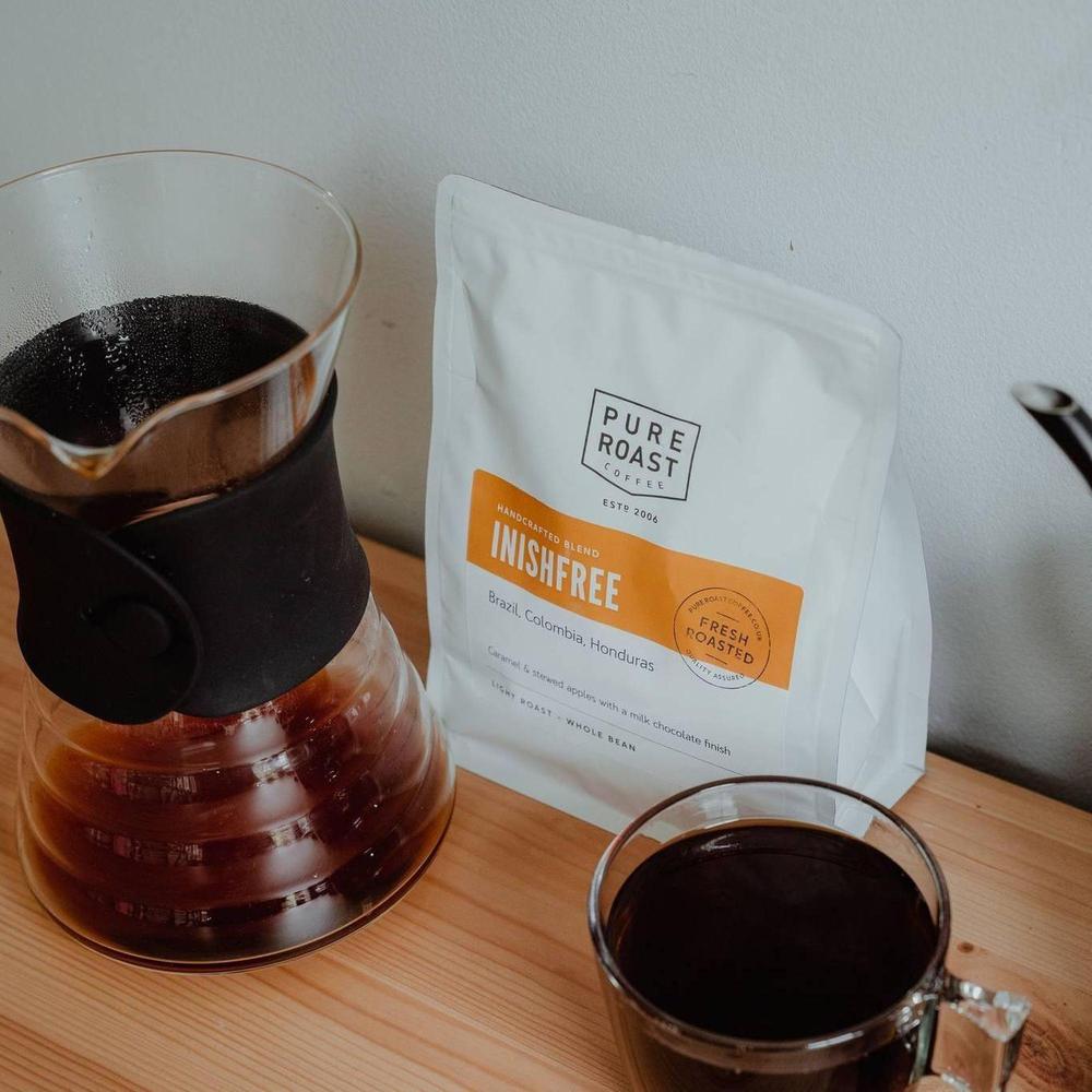 Pure Roast Coffee Inishfree Blend French Press/cafetière-Pure Roast-Basalt and Oak