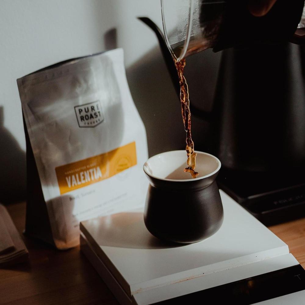 Pure Roast Coffee Valentia Blend French Press/cafetière-Pure Roast-Basalt and Oak