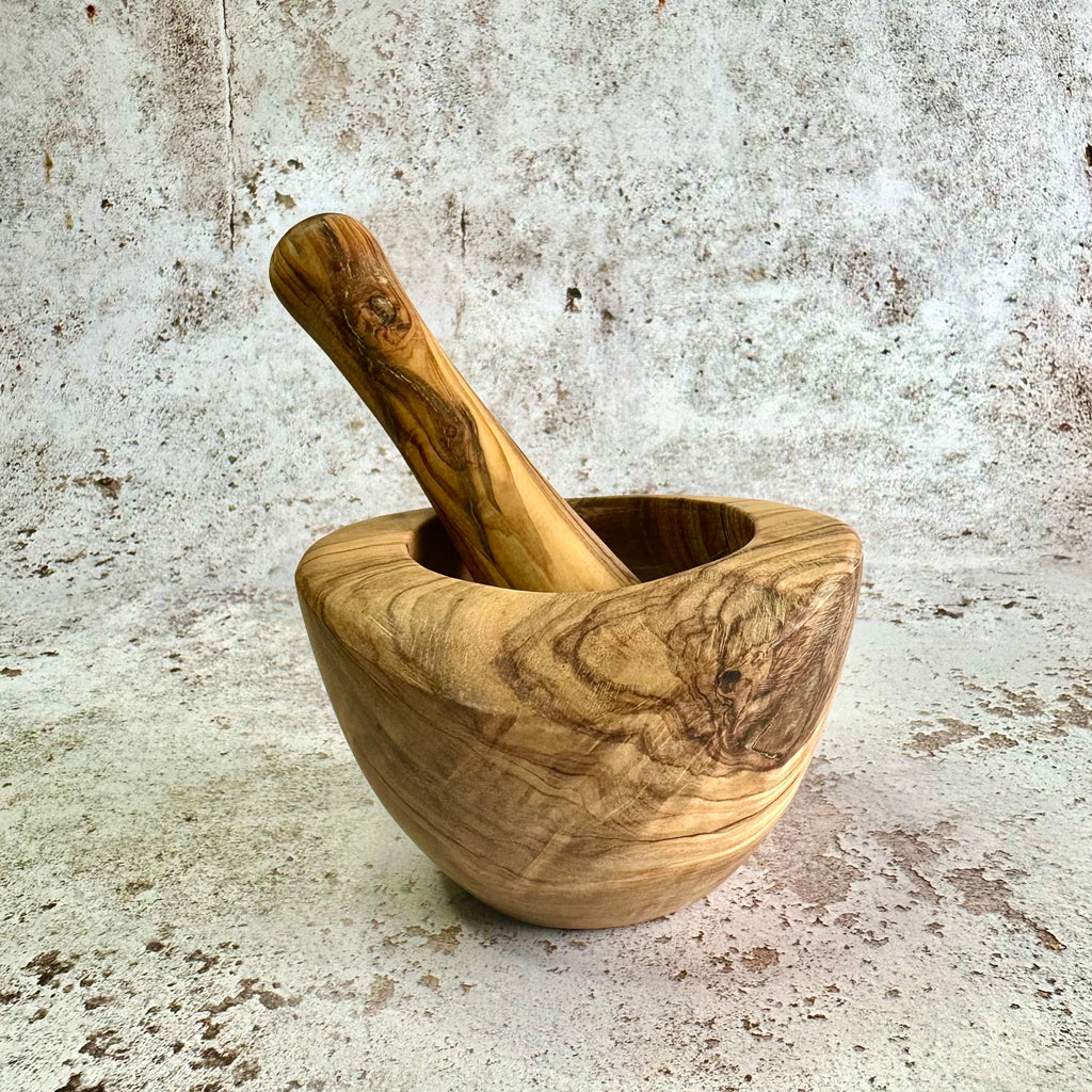 RJP Turning Olive Wood Mortar and Pestle Set-RJP Turning-Artisan Market Online