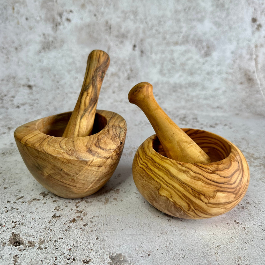 RJP Turning Olive Wood Mortar and Pestle Set-RJP Turning-Artisan Market Online