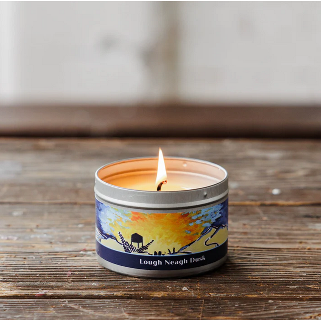 Acorn Lough Neagh Dusk Candle Tin-Acorn-Artisan Market Online