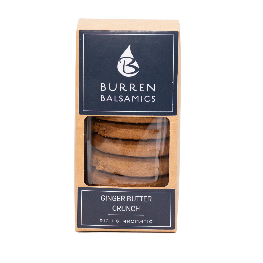 Burren Balsamics Ginger Butter Crunch Biscuits-Burren Balsamics-Basalt and Oak