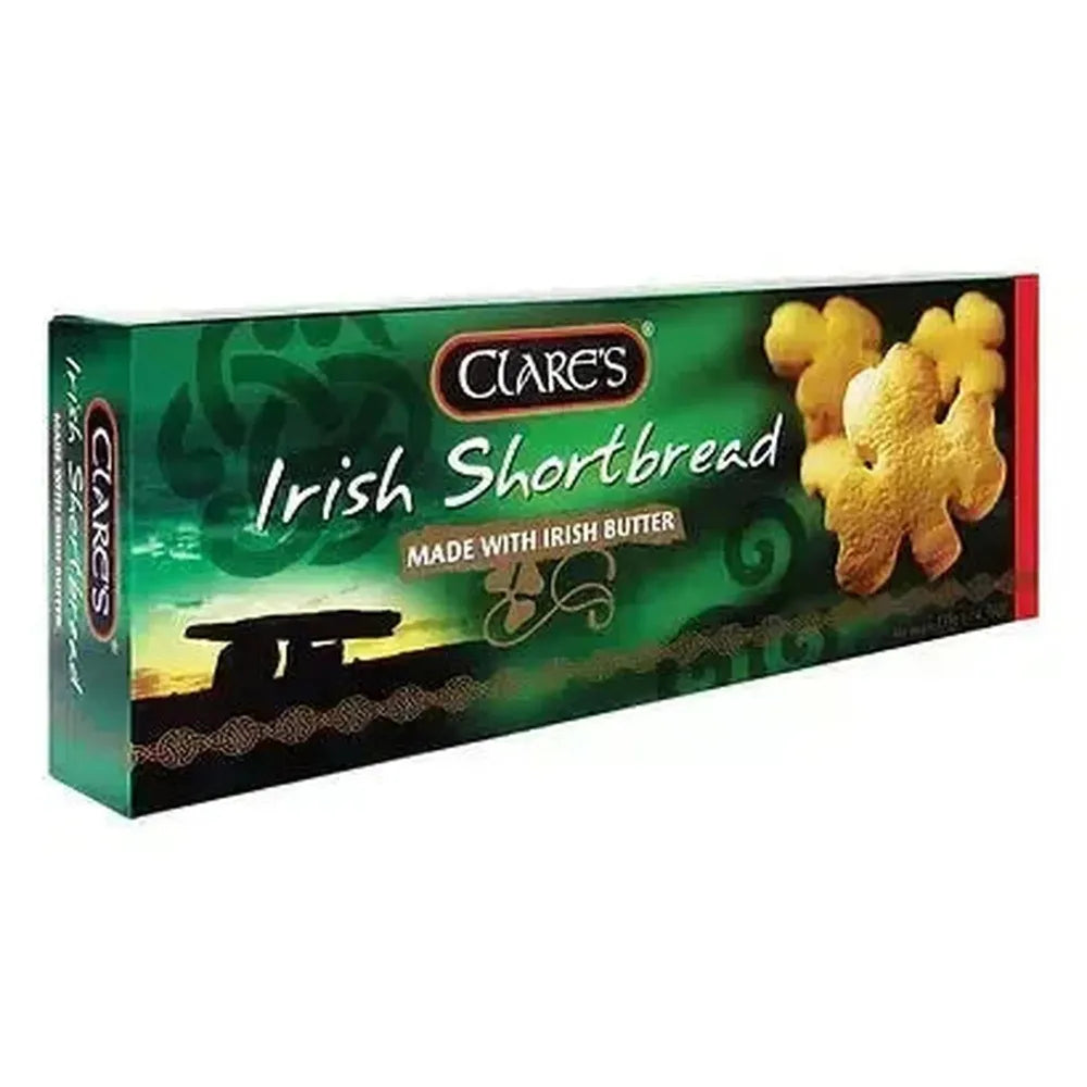 Clares Irish Shortbread Biscuits Shamrock Shaped-Grace's-Basalt and Oak