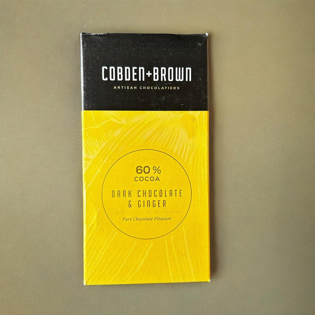 Cobden and Brown Dark 60% with Chocolate and Ginger-Cobden & Brown-Artisan Market Online