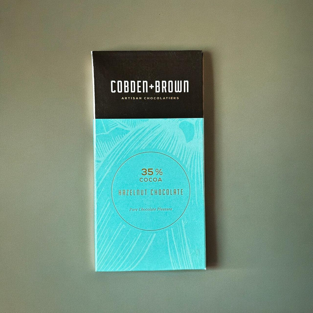 Cobden and Brown Hazelnut Milk Chocolate 35%-Cobden & Brown-Artisan Market Online