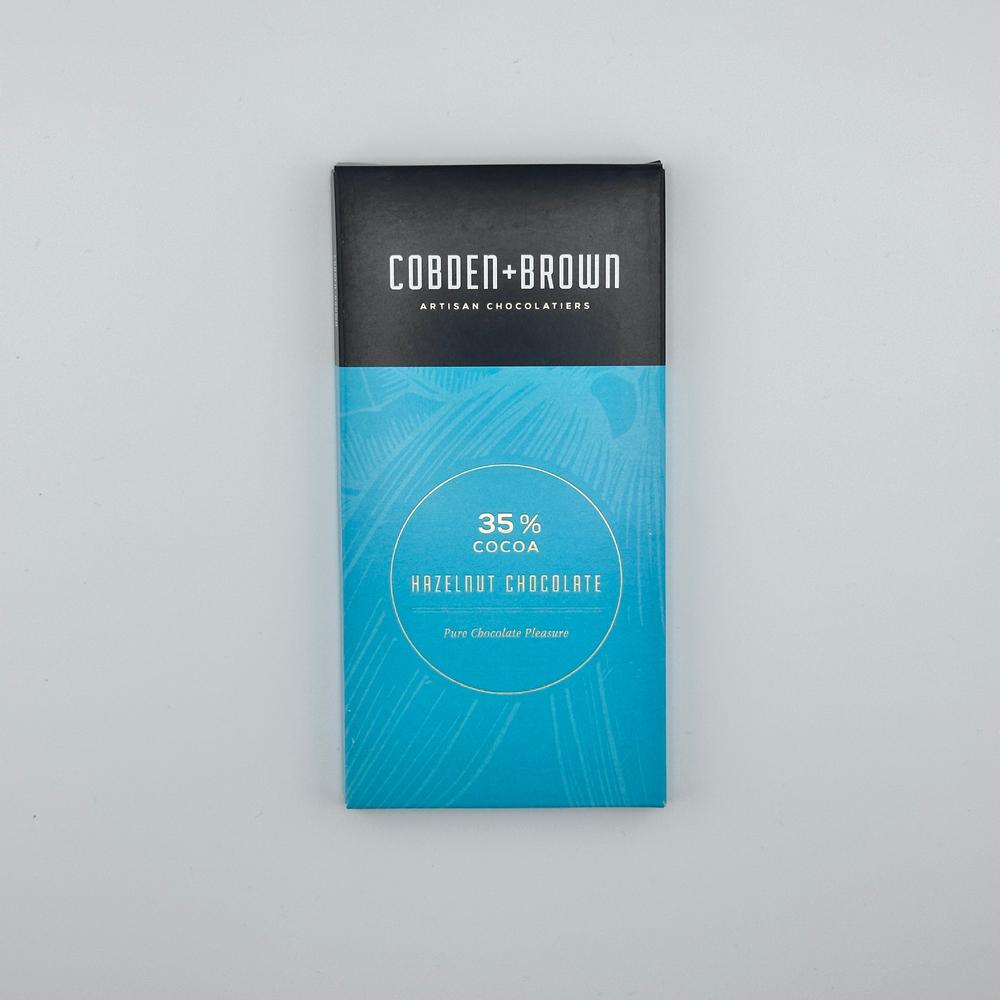 Cobden and Brown Hazelnut Milk Chocolate 35%-Cobden & Brown-Basalt and Oak