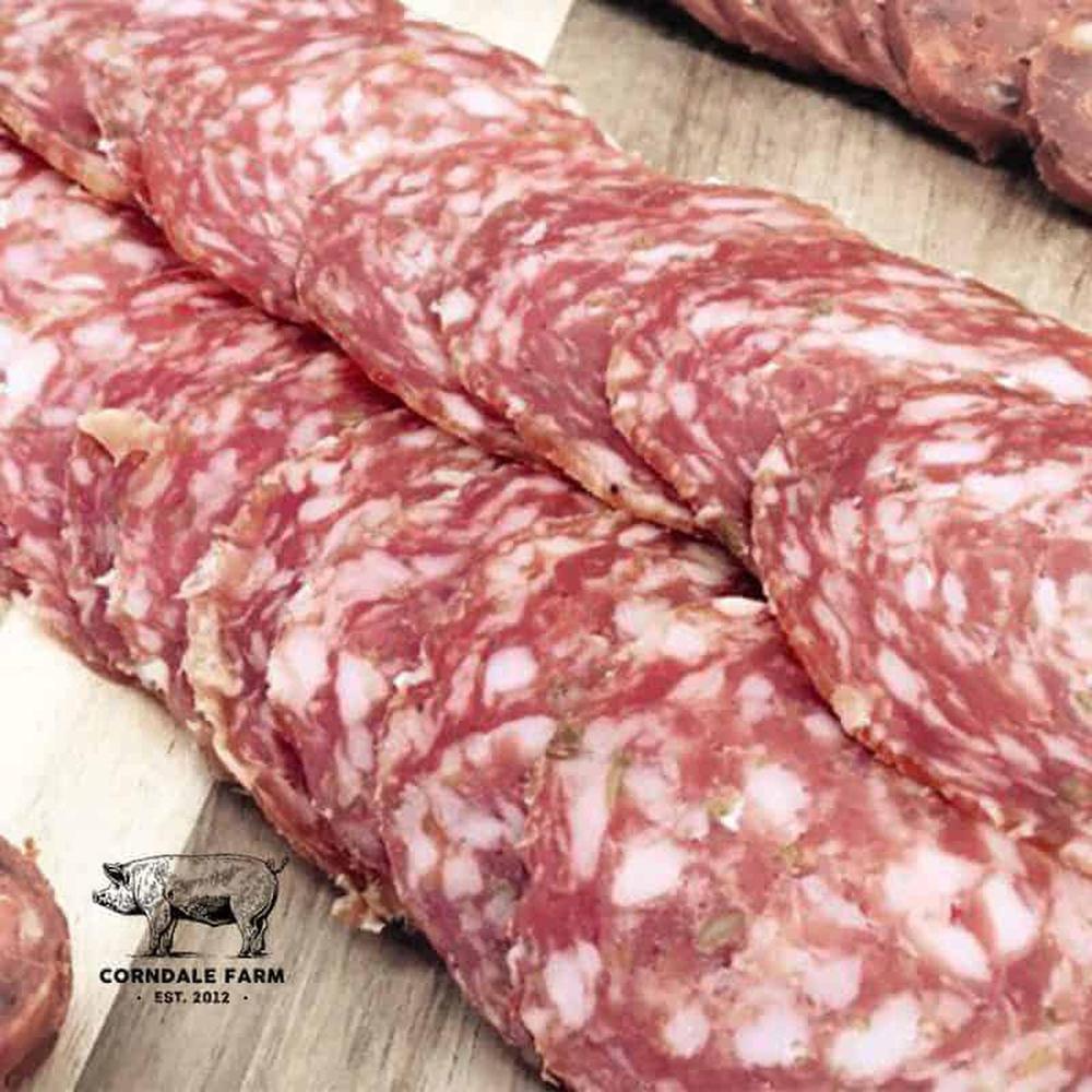 Corndale Farm Fennel Salami-Corndale Farm-Basalt and Oak