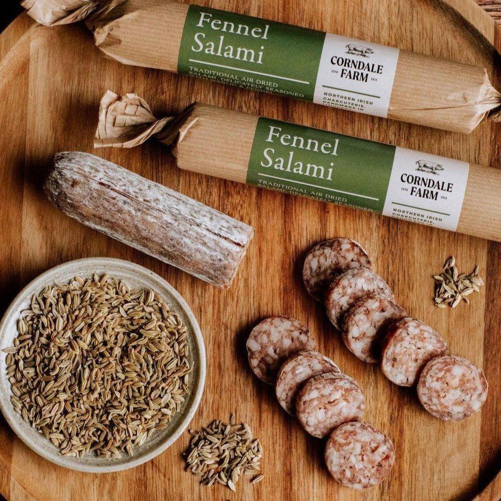 Corndale Farm Fennel Salami-Corndale Farm-Basalt and Oak