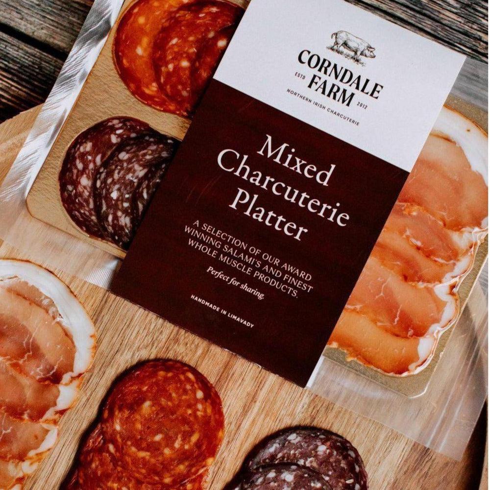 Corndale Farm Mixed Charcuterie Platter-Corndale Farm-Basalt and Oak