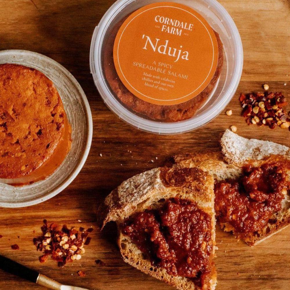 Corndale Farm ‘Nduja' spreadable salami-Corndale Farm-Basalt and Oak