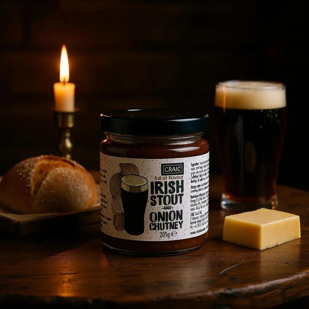 Erne Larder Irish Stout + Onion Chutney-Erne Larder-Basalt and Oak