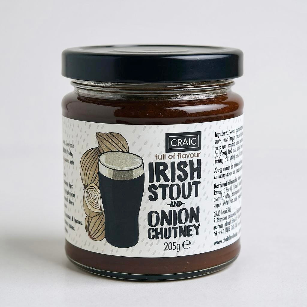 Erne Larder Irish Stout + Onion Chutney-Erne Larder-Basalt and Oak