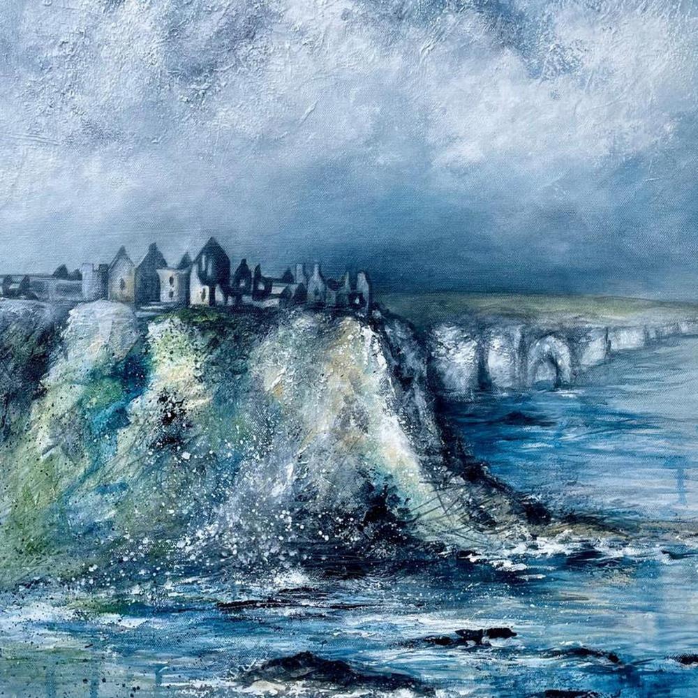 Frankie Creith DUNLUCE Apron-Artist Frankie Creith-Basalt and Oak