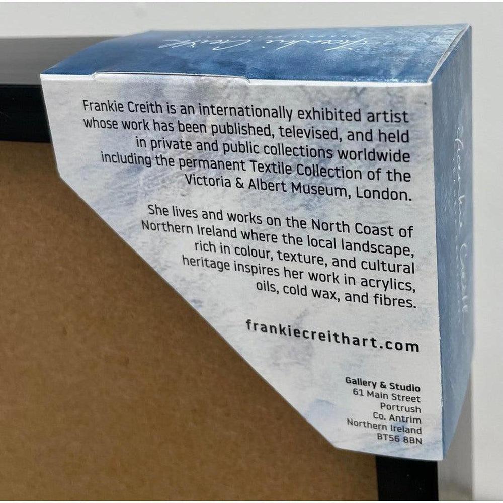 Frankie Creith OLD BUSHMILLS DISTILLERY Mini Box Framed Print-Artist Frankie Creith-Basalt and Oak