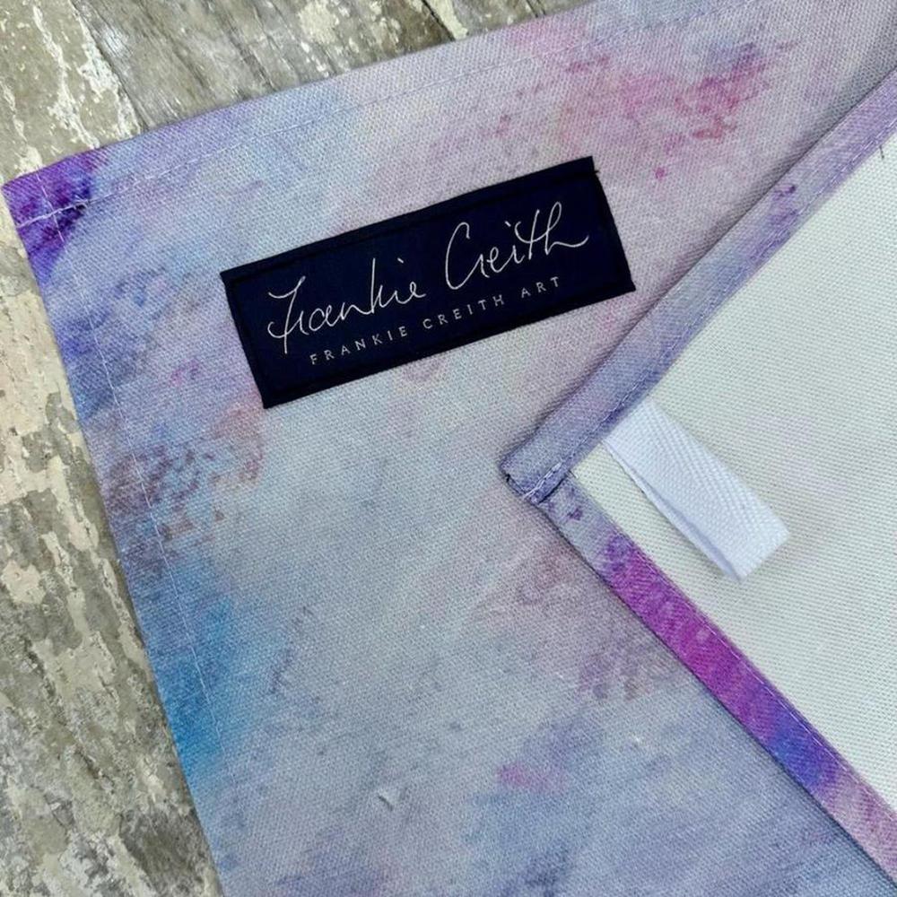 Frankie Creith PINK CAUSEWAY Tea Towel-Artist Frankie Creith-Basalt and Oak