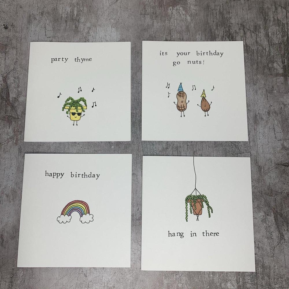 Hand Made Greeting Cards-The Little Somethings-Basalt and Oak