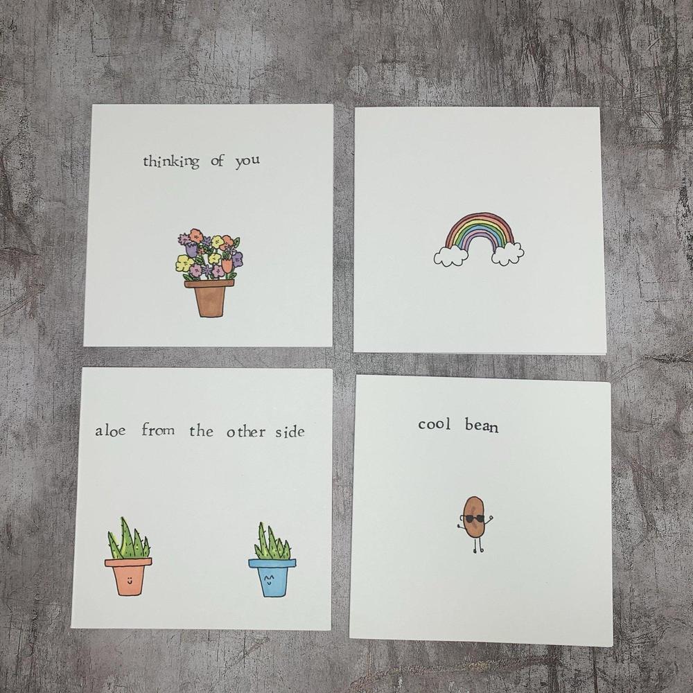 Hand Made Greeting Cards-The Little Somethings-Basalt and Oak