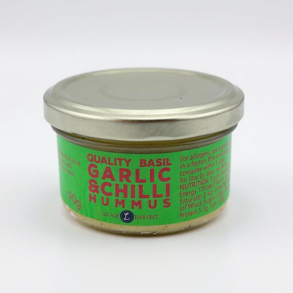 Lecale Harvest Quality Basil, Garlic and Chilli Hummus-Lecale Harvest-Basalt and Oak