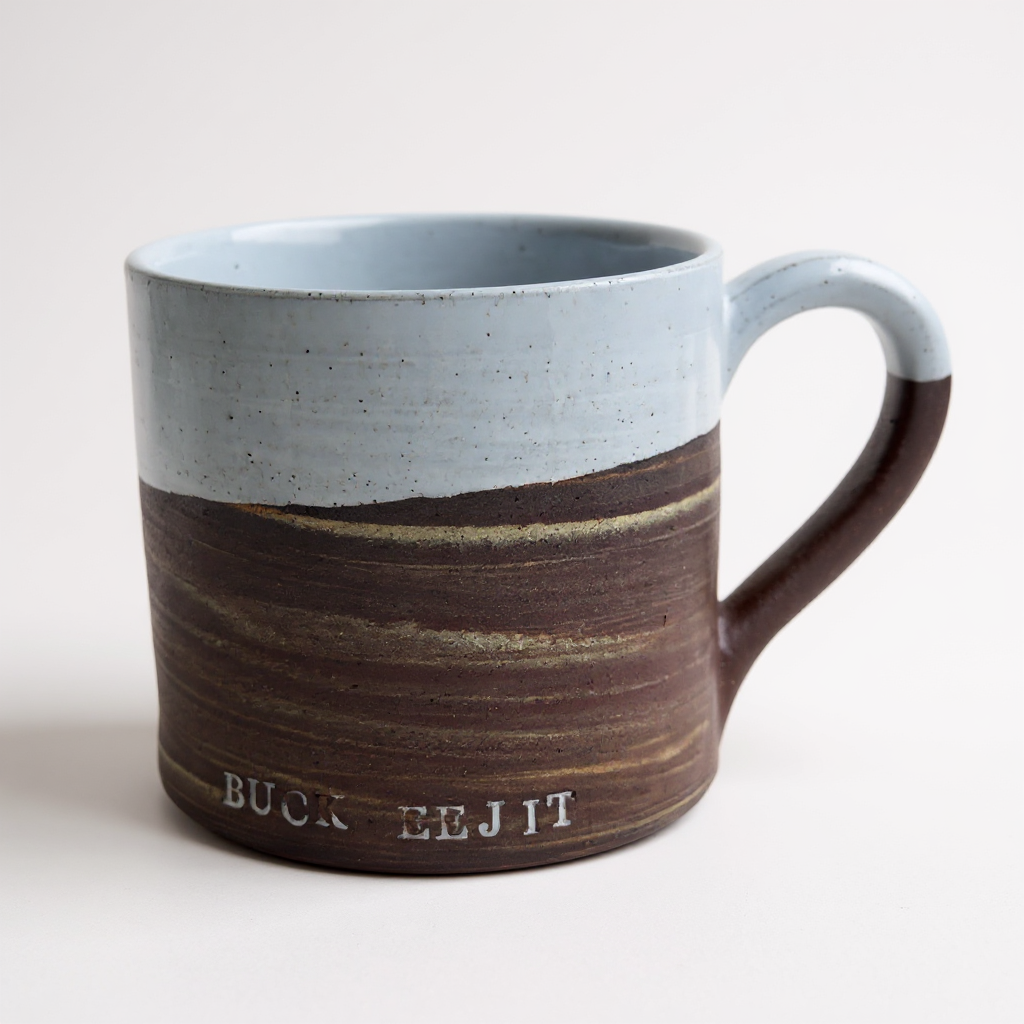 Mud Ireland Belfast Brick Mug-Basalt and Oak