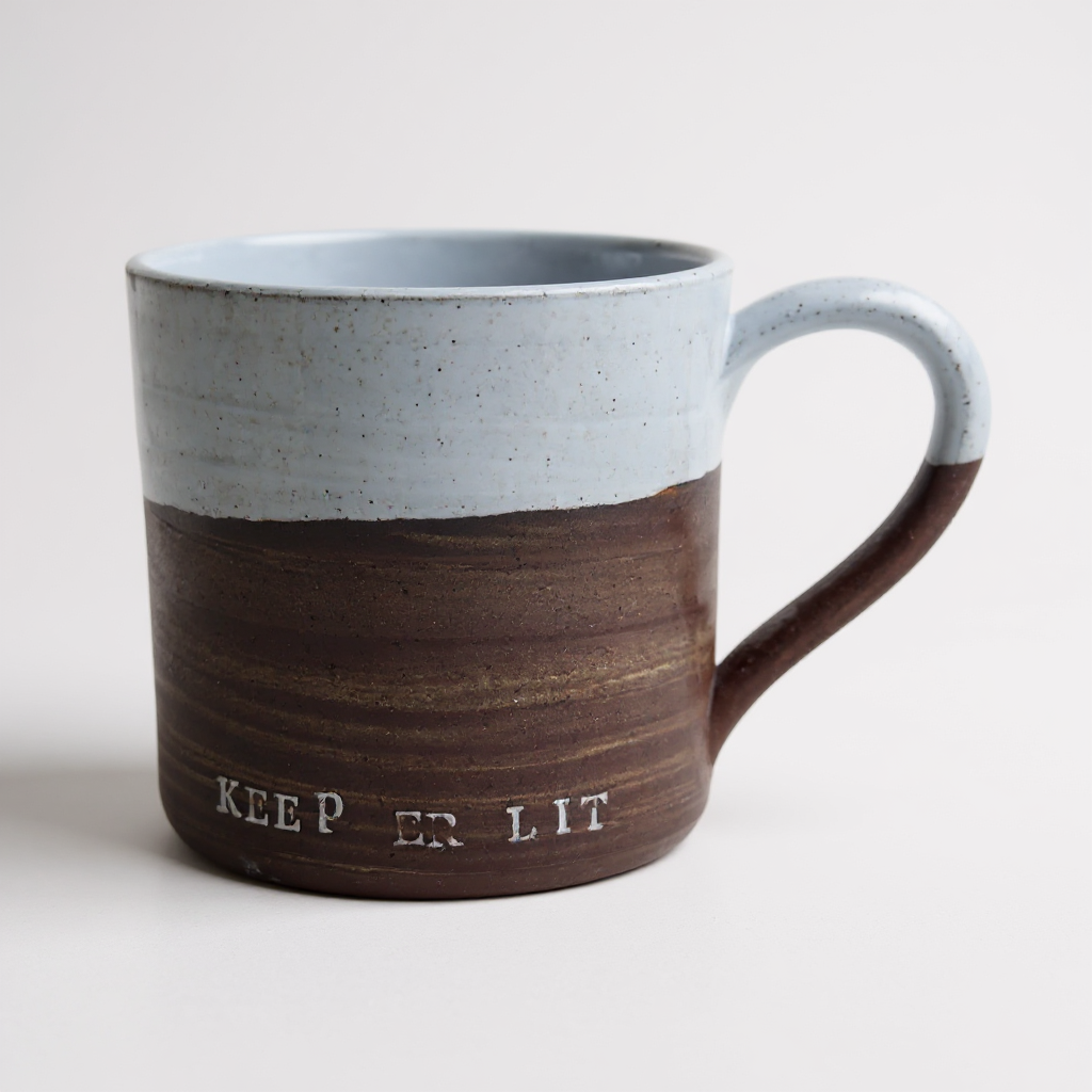 Mud Ireland Belfast Brick Mug-Basalt and Oak