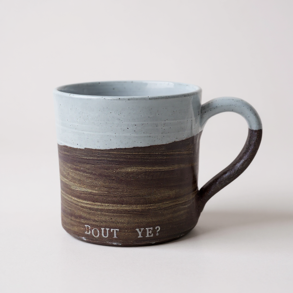 Mud Ireland Belfast Brick Mug-Basalt and Oak