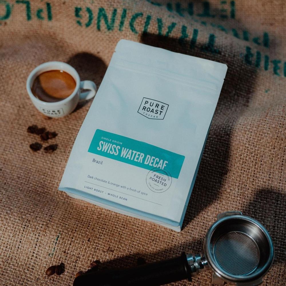 Pure Roast Coffee Swiss Water Decaf Blend French Press/cafetière-Pure Roast-Basalt and Oak