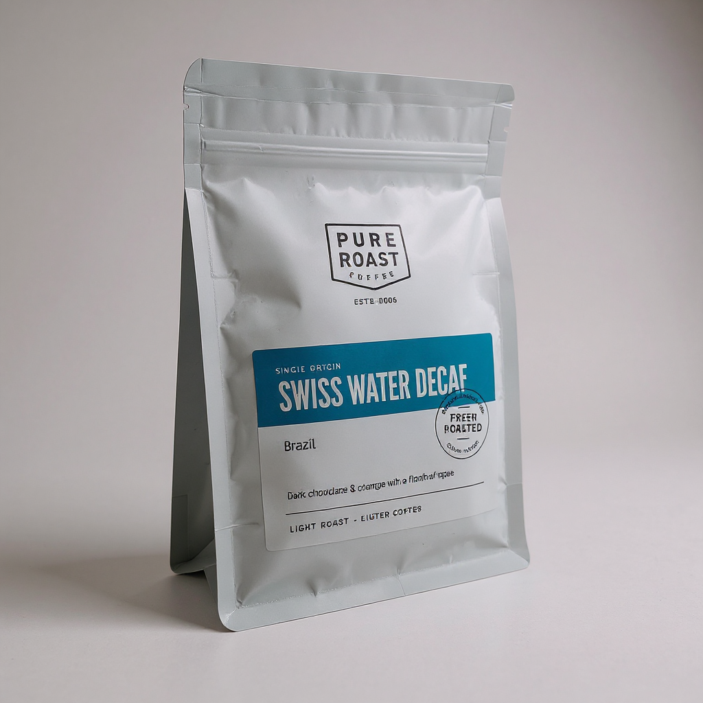 Pure Roast Coffee Swiss Water Decaf Blend French Press/cafetière-Basalt and Oak