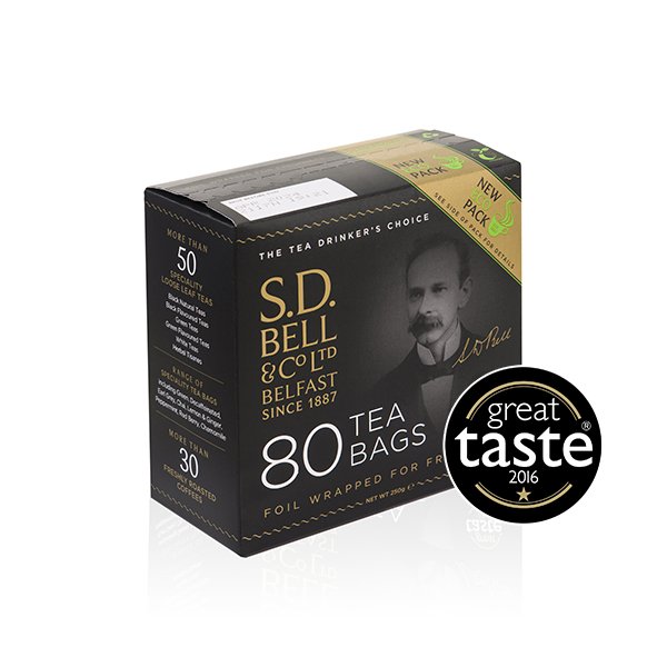 S.D. Bell’s Breakfast Tea – 80s Eco-Pack-SD Bell & Co-Basalt and Oak