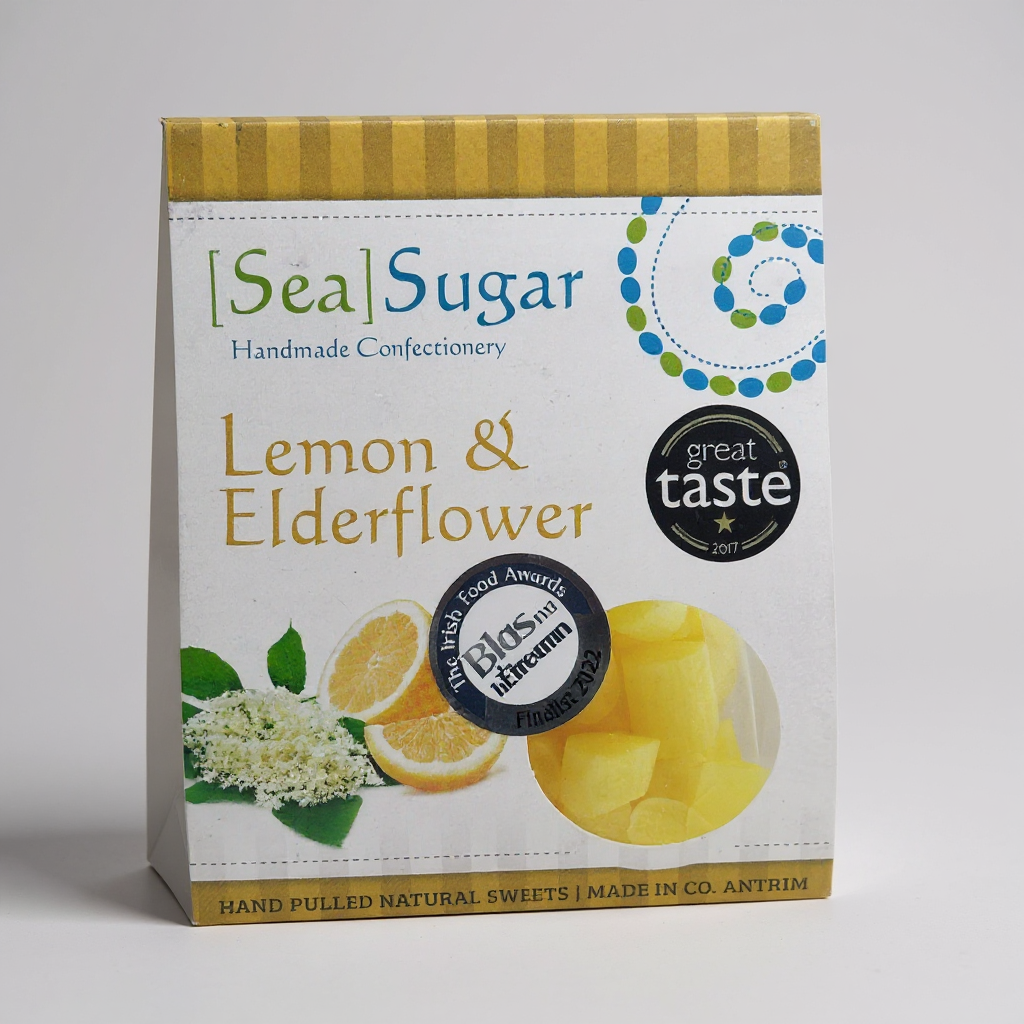 Sea Sugar Lemon & Elderflower Sweets-Basalt and Oak