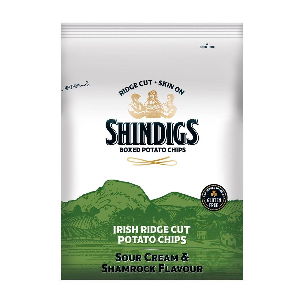 Shindigs Irish Ridge Cut Potato Crisps-Shindigs-Basalt and Oak